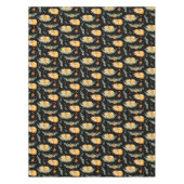 Winter Cottcore Sleeping Fox Black Tablecloth Tafelkleed (Voorkant)