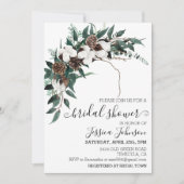 Winter Cotton Greenery Vrijgezellenfeest Kaart (Voorkant)