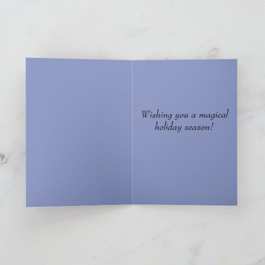 Winter Council Whimsical Art Feestdagen Kaart (Binnen)