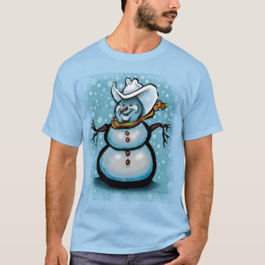 Winter Cowboy T-Shirt (Voorkant)