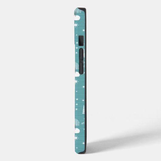 Winter Cozy Cabin Pattern Case-Mate iPhone Case (Achterkant / Links)