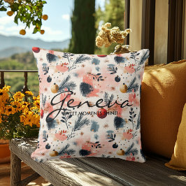 Winter Cozy & Elegante Botanische Kerstmis Kussen