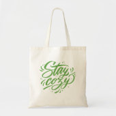 Winter Cozy Quote Tote Bag (Voorkant)
