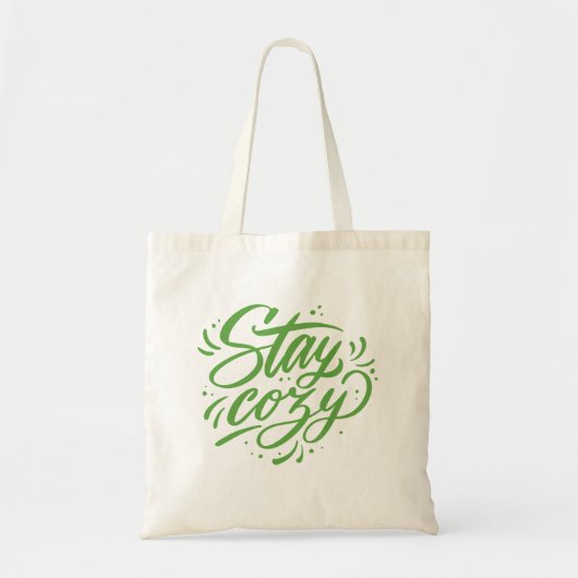 Winter Cozy Quote Tote Bag (Voorkant)