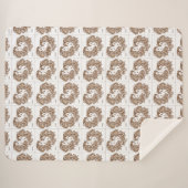 Winter Cozy Sherpa Blanket Deken (Voorkant (horizontaal))