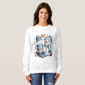 Winter Cozy Snowman Trui (Voorkant volledig)