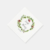 Winter Cranberry Cocktail servetten (Hoek)