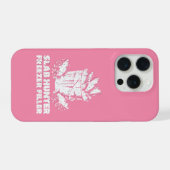 Winter Crappie Fishing Slab Hunter iPhone Hoesje (Achterkant horizontaal)