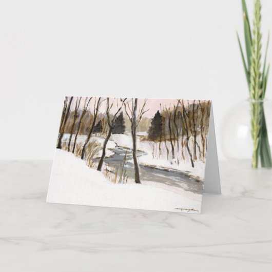 Winter Creek Kaart (Voorkant)