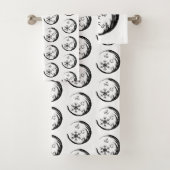 Winter Crest Bad Handdoek (Insitu)