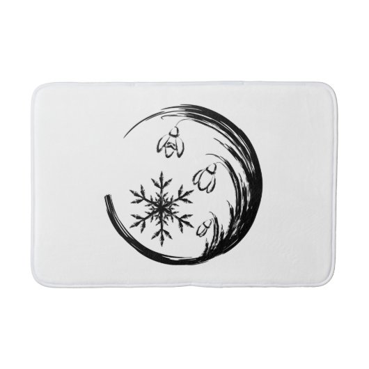 Winter Crest Badmat (Voorkant)