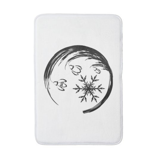 Winter Crest Badmat (Voorkant Verticaal)