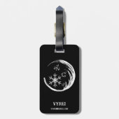 Winter Crest Bagagelabel (Achterkant verticaal)