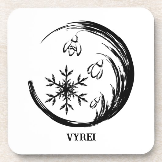 Winter Crest Bier Onderzetter (Voorkant)