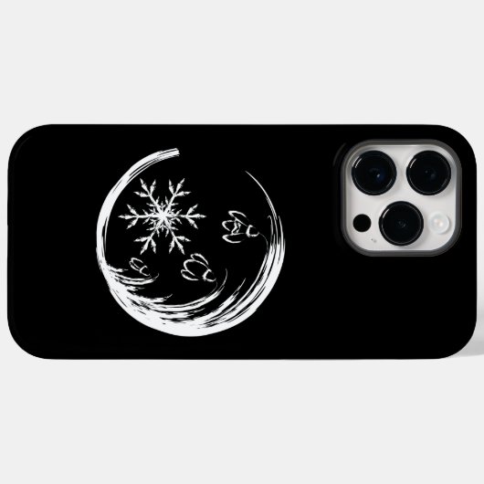 Winter Crest Case-Mate iPhone Case (Achterkant (horizontaal))