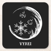 Winter Crest Kartonnen Onderzetters (Voorkant)