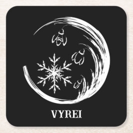 Winter Crest Kartonnen Onderzetters