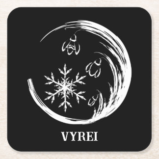 Winter Crest Kartonnen Onderzetters