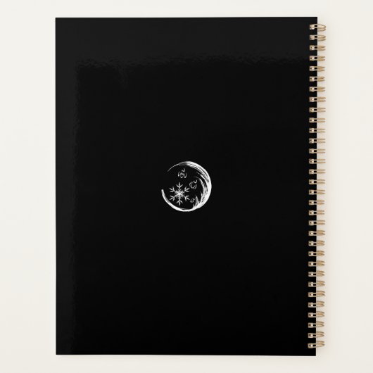 Winter Crest Planner (Achterkant)