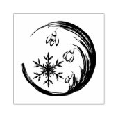 Winter Crest Rubberstempel (Afrduk)