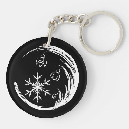 Winter Crest Sleutelhanger (Achterkant)