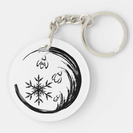 Winter Crest Sleutelhanger (Achterkant)