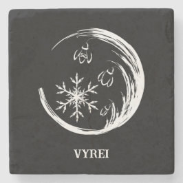 Winter Crest Stenen Onderzetter