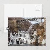 Winter, Croton Dam Briefkaart (Voorkant / Achterkant)