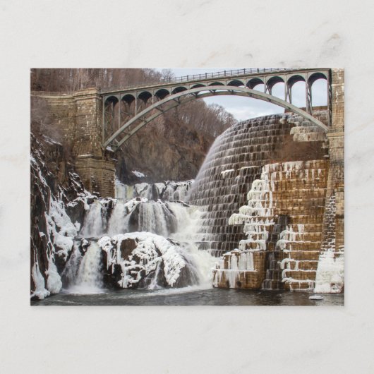Winter, Croton Dam Briefkaart (Voorkant)