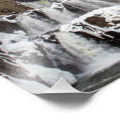 Winter, Croton Dam Foto Afdruk (Hoek)