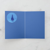 Winter Crystal Yule Kaart (Binnen)