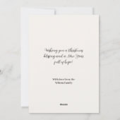 Winter Cute Mus Illustratie Feestdagenkaart (Achterkant)