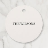 Winter Cute Sparrow Illustration Bedankjes Labels (Achterkant)