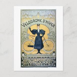 "Winter Cycle Racing Track", internationaal tentoo Briefkaart