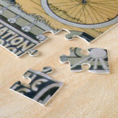 "Winter Cycle Racing Track", internationaal tentoo Legpuzzel (Zijkant)