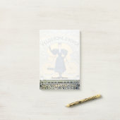 "Winter Cycle Racing Track", internationaal tentoo Post-it® Notes (Op bureau)