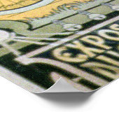 "Winter Cycle Racing Track", internationaal tentoo Poster (Hoek)