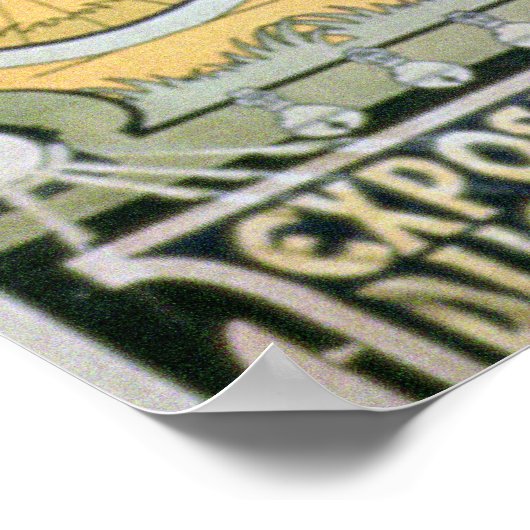 "Winter Cycle Racing Track", internationaal tentoo Poster (Hoek)