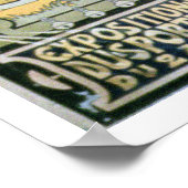 "Winter Cycle Racing Track", internationaal tentoo Poster (Hoek)