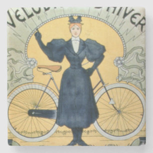 "Winter Cycle Racing Track", internationaal tentoo Stenen Onderzetter