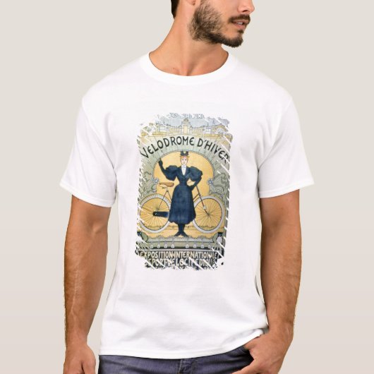 "Winter Cycle Racing Track", internationaal tentoo T-shirt (Voorkant)