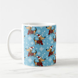 Winter Dachshund Hond Mok