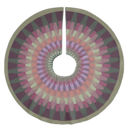 Winter Dahlia in warme gedempte kleuren Kerstboom Rok