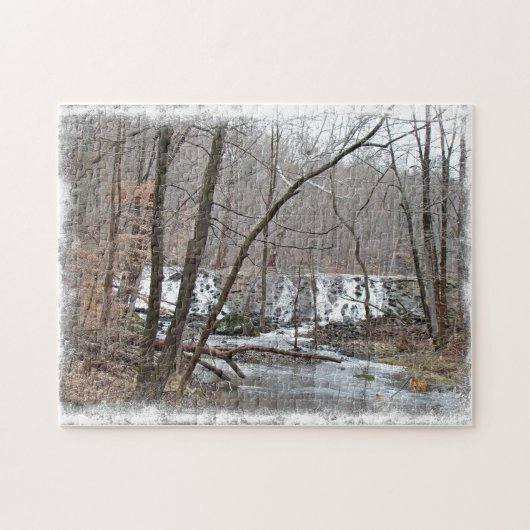 Winter Dam Off Badman Road Legpuzzel (Horizontaal)