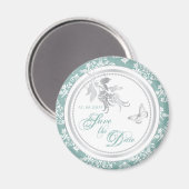 Winter Damask SD Magneet (Voorkant / Achterkant)