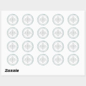 Winter Damask Sticker (Vel)