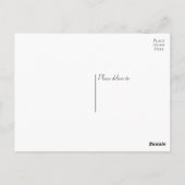 Winter Dank u bergen bruiloft Vrijgezellenfeest Briefkaart (Achterkant)