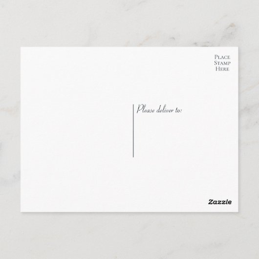 Winter Dank u bergen bruiloft Vrijgezellenfeest Briefkaart (Achterkant)