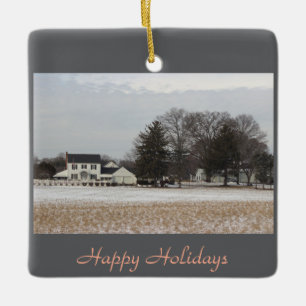 Winter Day Foto Ornament