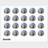 Winter - De drie tenoren Ronde Sticker (Vel)
